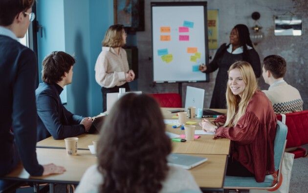 Presentation by trainees