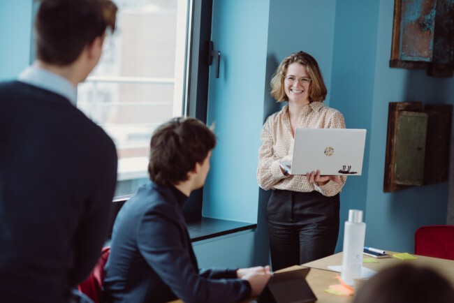 Ormit Talent trainee presenting