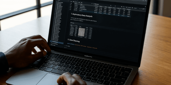 Trainee coderen op computer - Ormit Talent